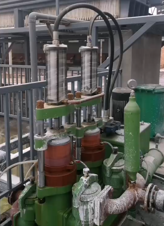 磚廠脫硫廢水處理YBH200陶瓷柱塞泵使用現場 磚廠脫硫廢水處理YBH200陶瓷柱塞泵使用現場